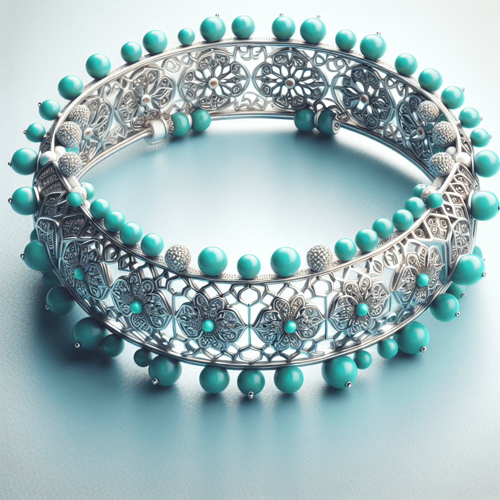 Silver Coral Bracelet