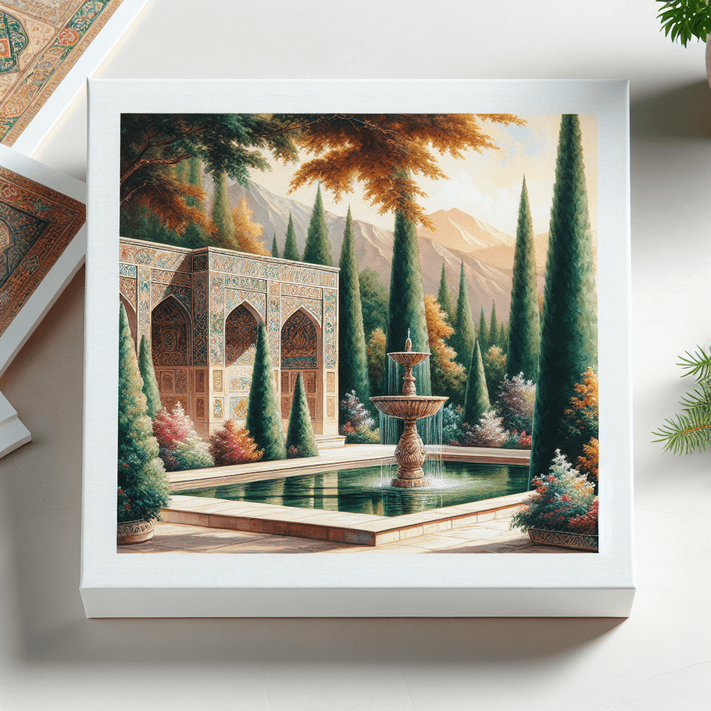 Persian Garden Watercolor